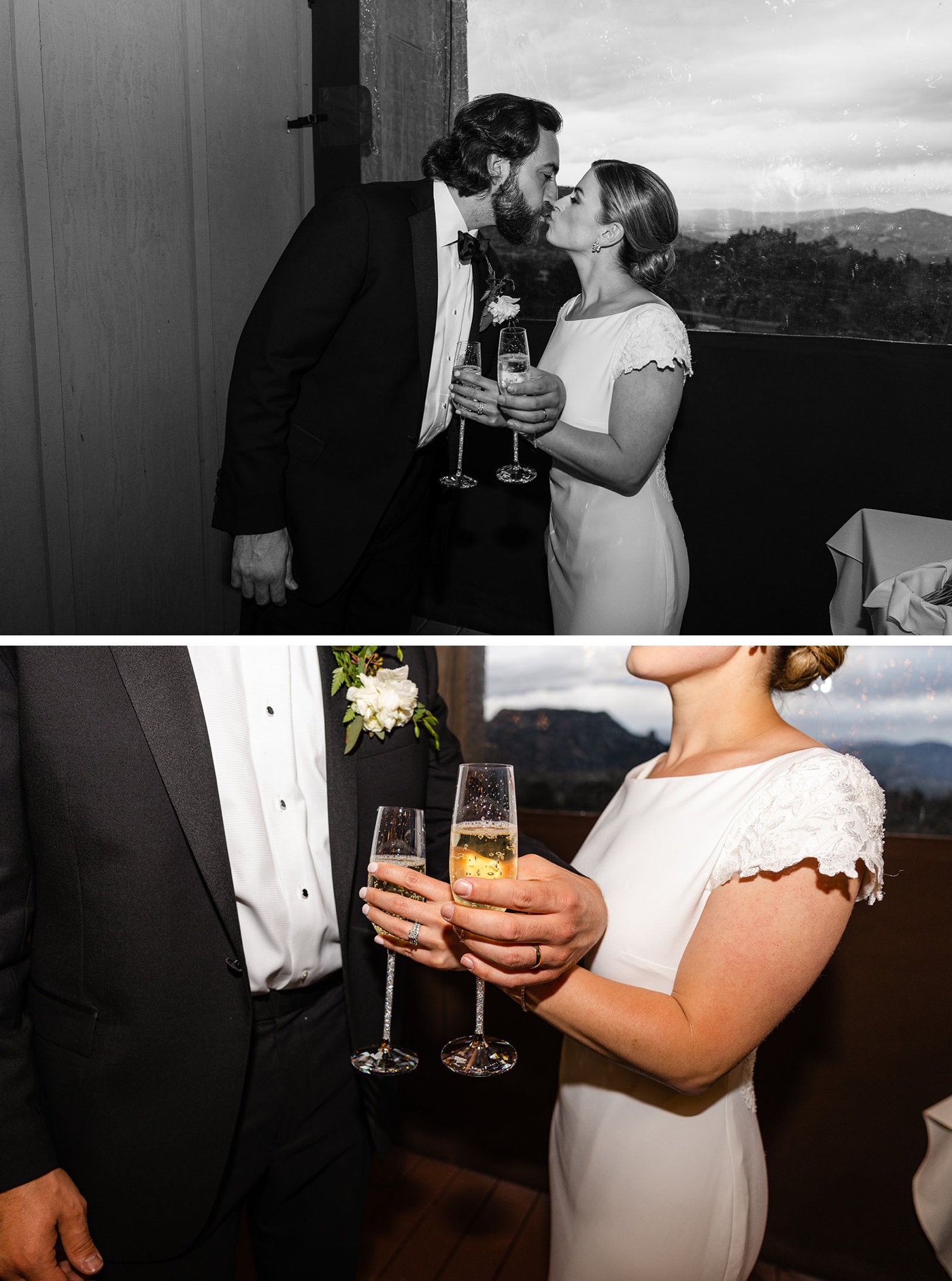 Intimate wedding reception at Taharaa Mountain Lodge