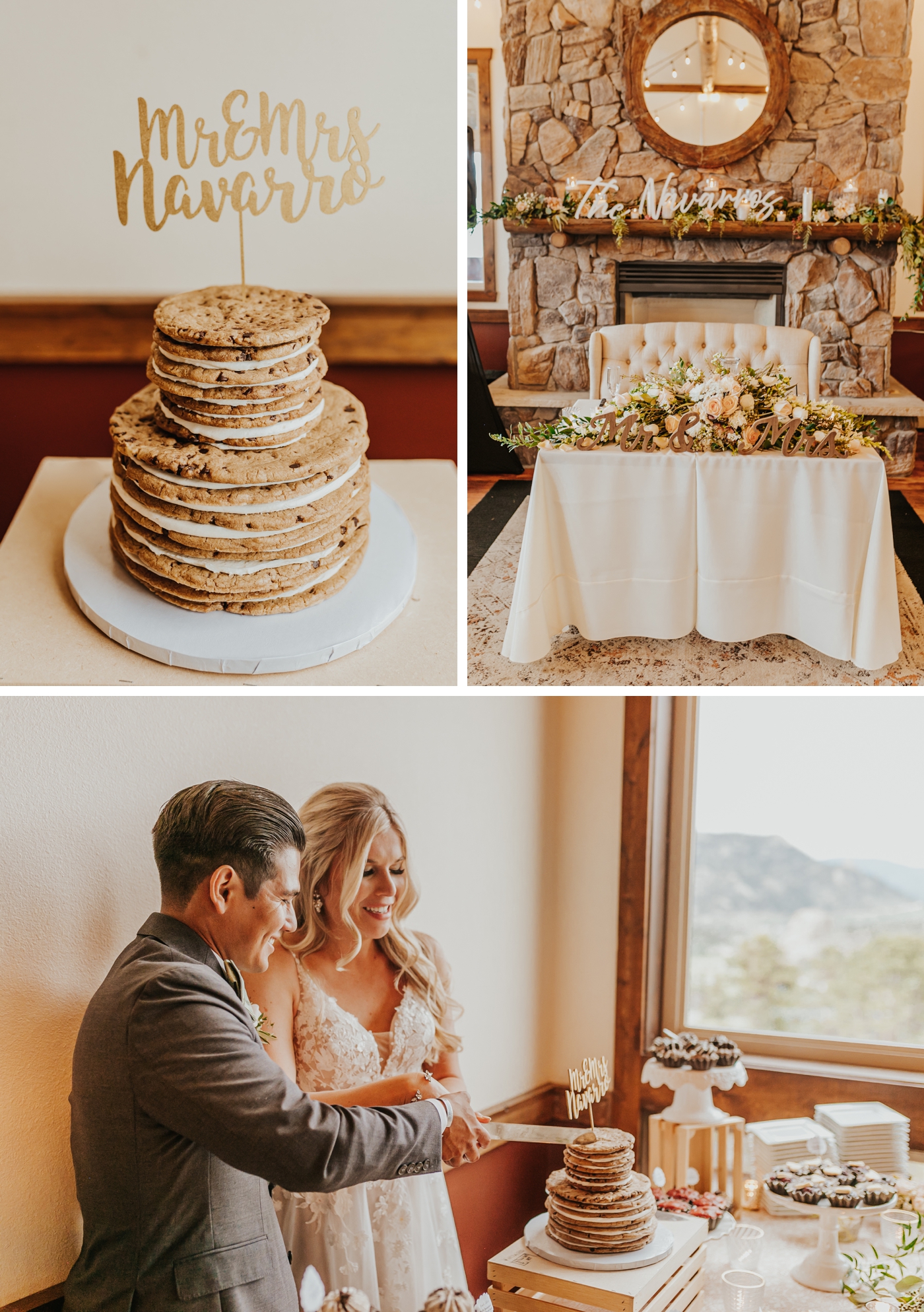Wedding cake at Taharaa Mountain Lodge
