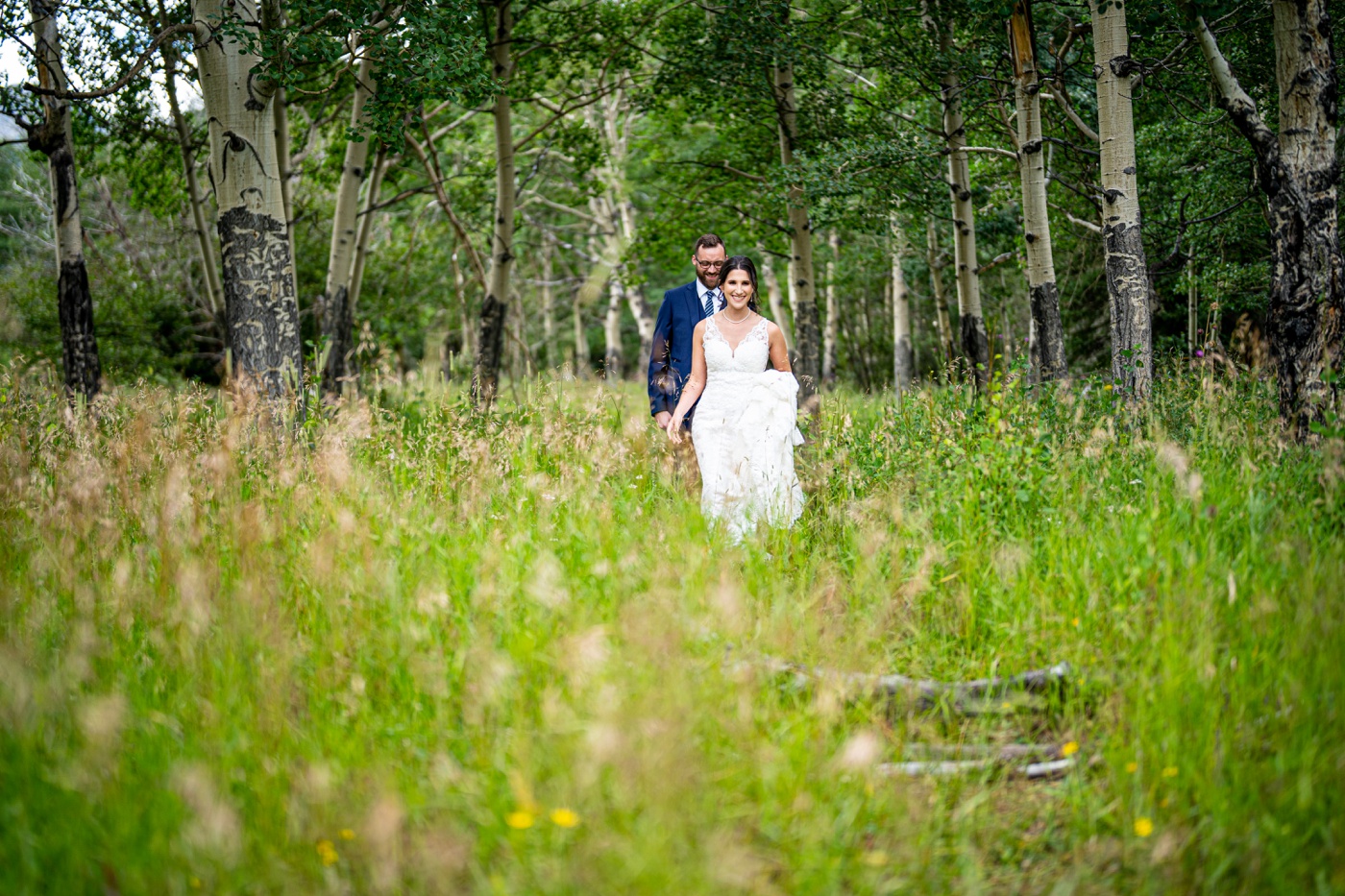 Mountain Casual wedding in Estes Park