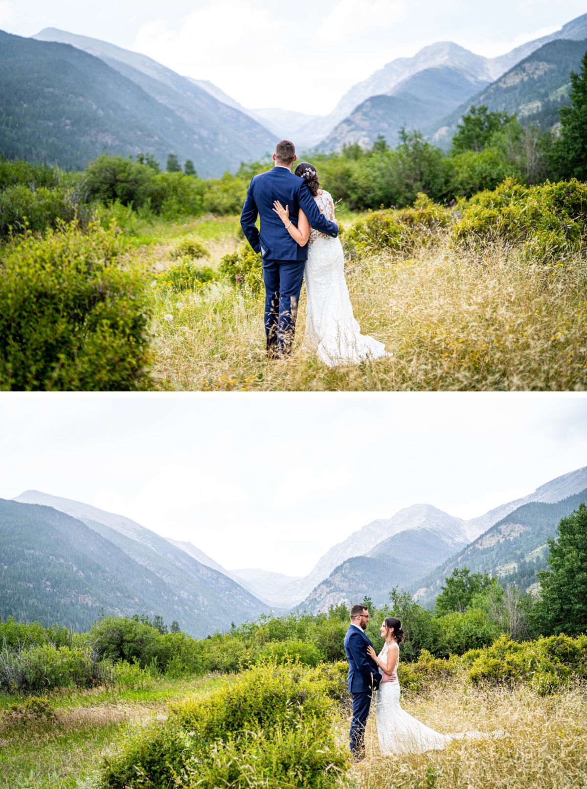 sachin and babi light blue dress The Best Elopement Wedding Dresses main image 1
