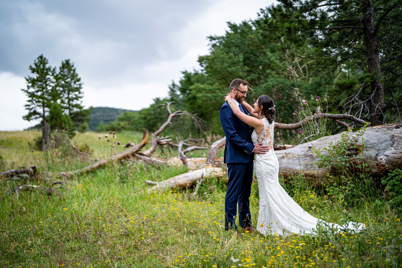 Mountain Casual wedding in Estes Park