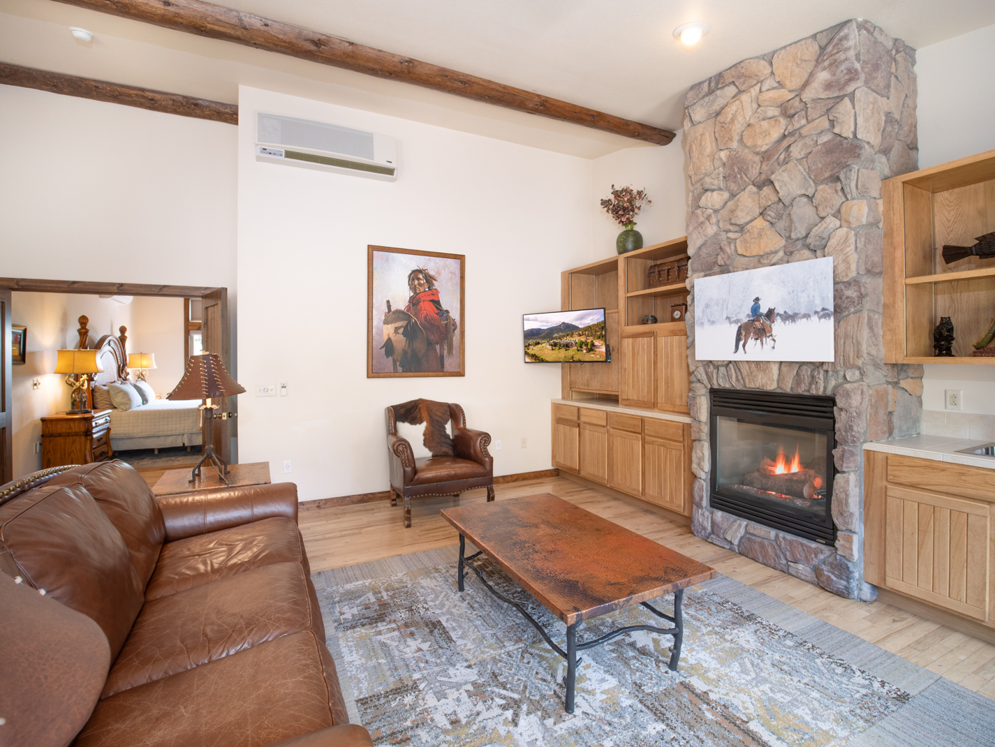 Cattle Baron Premium Lodge Suite at the Taharaa Mountain Lodge in Estes Park Colorado 